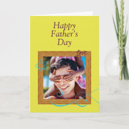 Cartão personalizado do Dia dos Pais com Foto – Pe