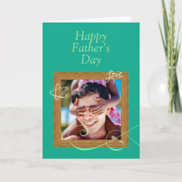 Cartão personalizado do Dia dos Pais com Foto – Pe