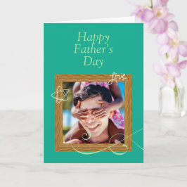 Cartão personalizado do Dia dos Pais com Foto – Pe
