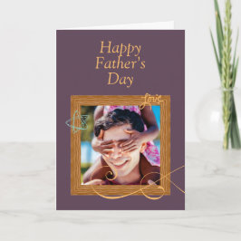 Cartão personalizado do Dia dos Pais com foto – Pe