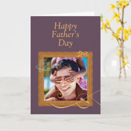 Cartão personalizado do Dia dos Pais com foto – Pe