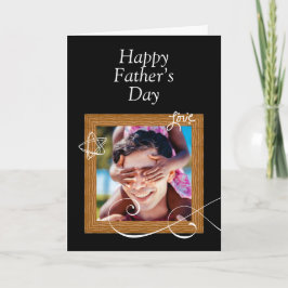 Cartão personalizado do Dia dos Pais com foto – Pe