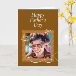 Cartão personalizado do Dia dos Pais com Foto – Pe