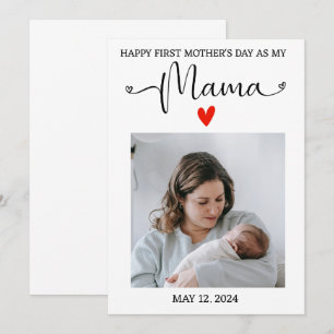 Cartão Personalizado do Primeiro Dia de as mães 20