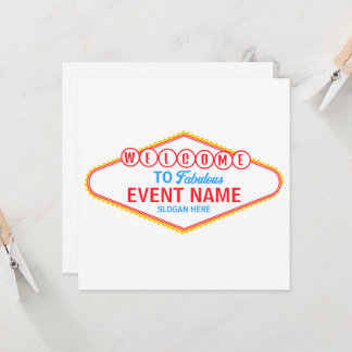 Cartão Personalizado editável Bem-vindo ao Modelo de Sina