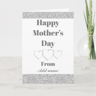 Cartão personalizado especial do Dia das Mães