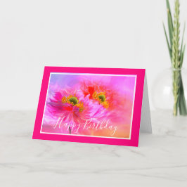 Cartão personalizado fantasia floral