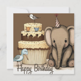Cartão personalizado Feliz Aniversário