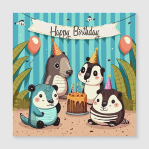 Cartão personalizado Feliz Aniversário