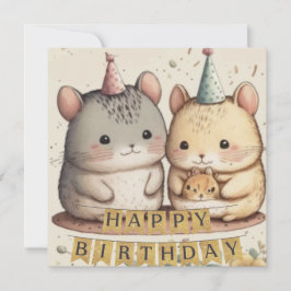 Cartão personalizado Feliz Aniversário