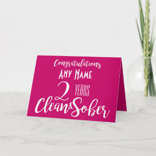 cartão personalizado limpo e sóbrio rosa brilhante