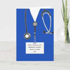 Cartão Personalizado para Graduação de Enfermeiros