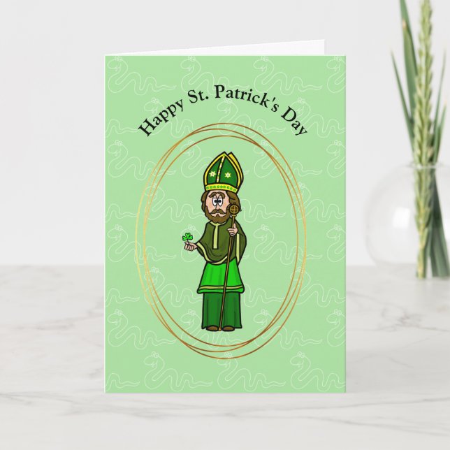 Cartão Personalizado Saint Patrick (Frente)