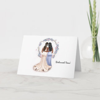 Cartão Personalizado será minha dama de Bridesmaid? Cartã