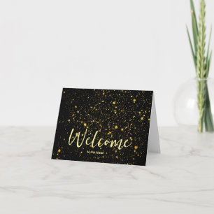 Cartão Personalizado simples Elegante Bem-vindo à equipe