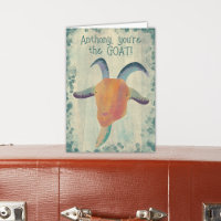 Personalizado Você é o Aniversário do GOAT