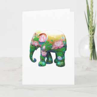 Cartão Personalizar as Flores da Selva da África Safari A