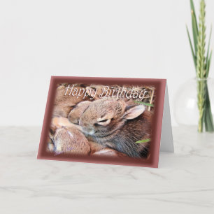 Cartão Personalizar BunnyHBD