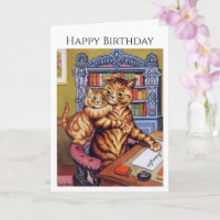 Personalizar Nome Aniversário Gatos Kitten Louis W