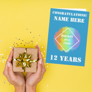 Cartão Personalizar Nome/Etapa Um Dia de Cada Vez - NA