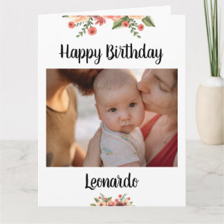Cartão Personalizar o aniversário do script personalizado