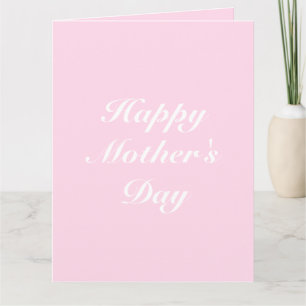 Cartão Personalizar texto Feliz Dia das Mães, clássico el