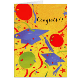 Cartão personalizável de graduação de configuração