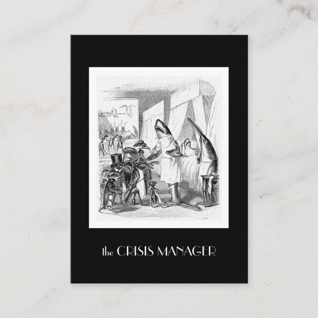 Cartão Personalizável do Mediador J. Grandville (Frente)