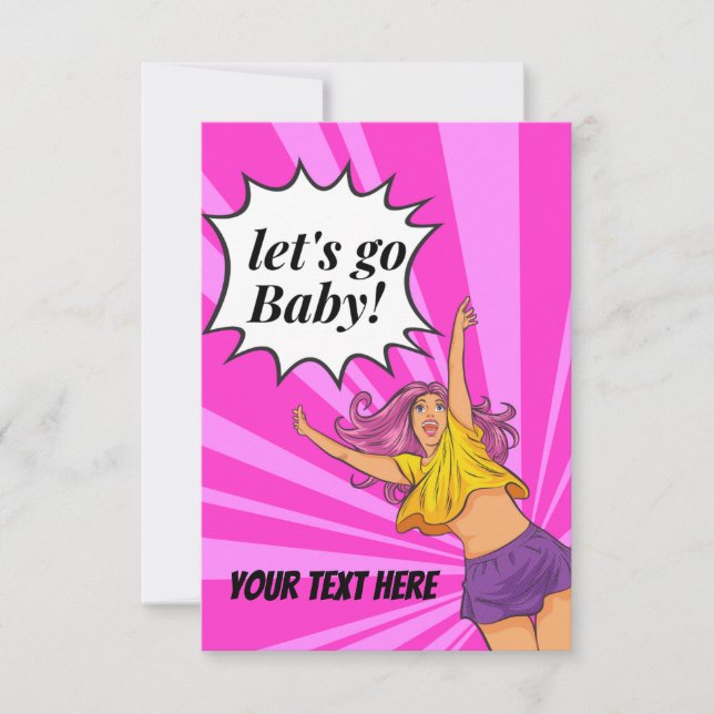 cartão personalizável para todas as ocasiões (Frente)