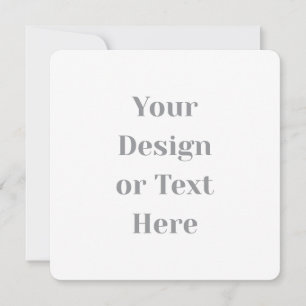 Cartão Personalizável Seu Design ou Texto Aqui Personaliz