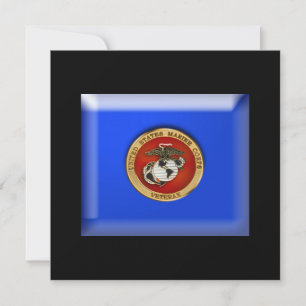 Cartão personalizável USMC Veteran! Rah!