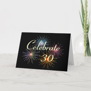 Cartão Personalize com Qualquer Ano~Celebre um Aniversári