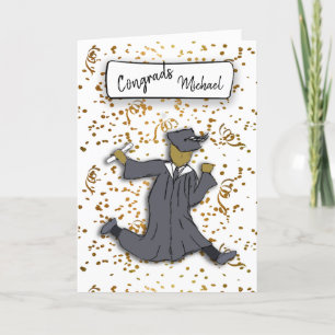 Cartão Personalize Congratulations Graduate
