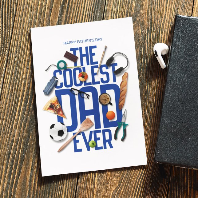 Cartão Personalize O Pai Mais Legal Do Mundo (Cool Card for Cool Dad)
