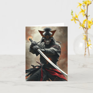 Cartão PERSONALIZE Samurai Guerreiro