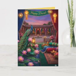 Cartão Personalized Diwali Festival Greeting Card