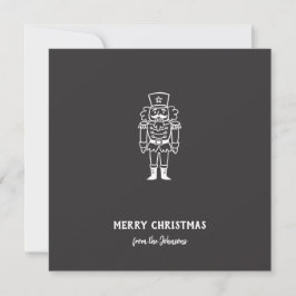 Cartão Personalized Family Name Merry Christmas Prince