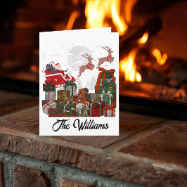 Cartão Personalized Folded Greeting Card