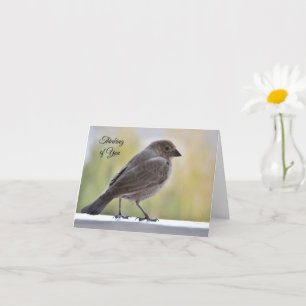 Cartão Perto no meu Coração e Orações - Pensando em Você