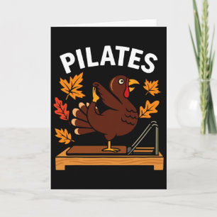 Cartão Peru do Pilates do Dia de Ação de Graças Para Ioga