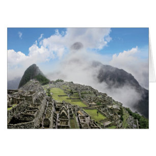 Cartão Peru, Machu Picchu, a antiga cidade perdida de 4
