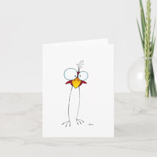 Cartão Pés loucos Joe (Frente)