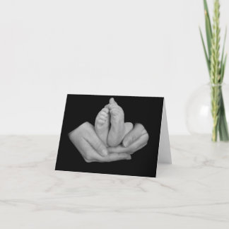 Cartão Pés minúsculos