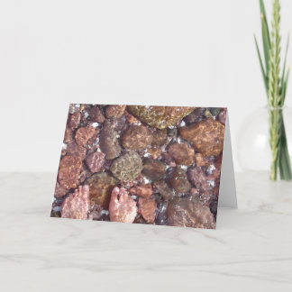 Cartão Pés no oceano