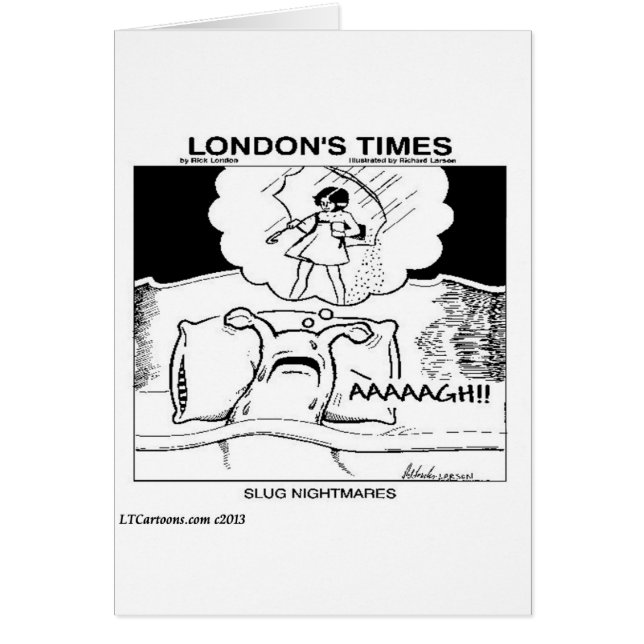 Cartão Pesadelos Engraçados (Frente)