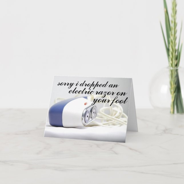 Cartão pesaroso (Frente)