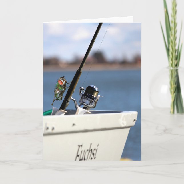 Cartão Pesca com mosca (Frente)