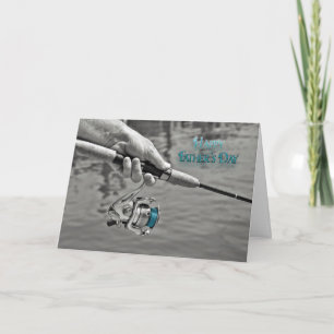 Cartão Pesca do Dia de os pais