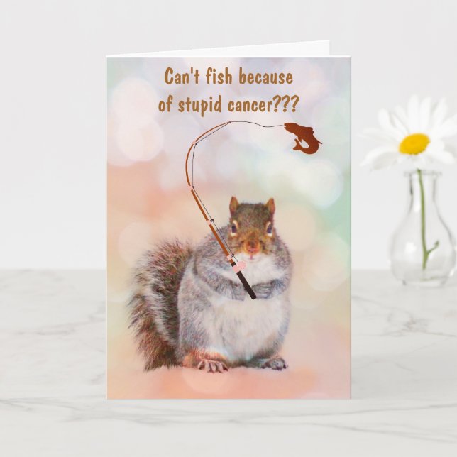 Cartão Pesca e Cancer estúpido (Planta pequena)