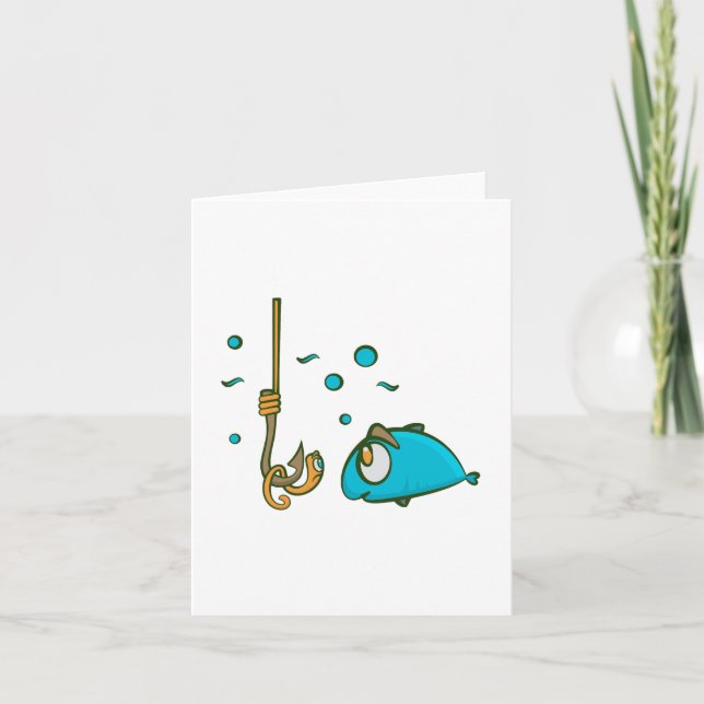 Cartão Pesca Engraçada (Frente)